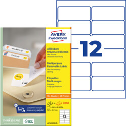 L4743REV-25 Marker labels
