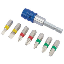 Draper Expert 82400 Coloured Screwdriver Bit Set (8 Piece)