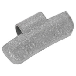 Sealey WWAH20 Wheel Weight 20g Hammer-On Plastic Coated Zinc Alloy Wheels Pk 100