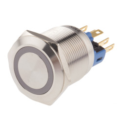 Nasadka przełącznika Zatrzaskowy SPDT średnica wycięcia 22mm, montaż panelowy RS PRO