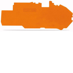 WAGO 2016-7792 1mm End and Intermediate Plate for 2016-7700 Series Orange