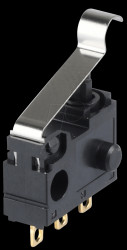 AEQ10418 Snap-action microswitch, 1x REVERSE, slide lever
