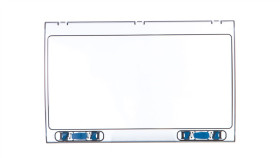 Drzwi Do Szafki Ika 2X12 Transparentne Door-3/36-T-Ika 174223