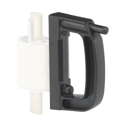 Uchwyt obrotowy do Bezpieczniki przemysłowe NFC-DIN Bezpieczniki przemysłowe gG i aM krzywe, Bezpieczniki do wkładania