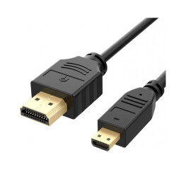 Gold-Plated MicroHDMI-HDMI Cable 1.5M
