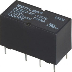 AZ822-2C-12DSE przekaźnik elektromagnetyczny DPDT, zas. 12Vdc