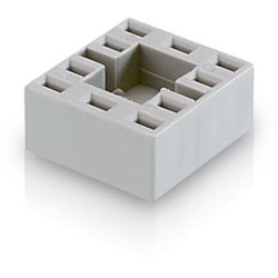 Adapter do przycisków, typ: Gniazdo wtykowe, do użytku z: Wspornik montażowy