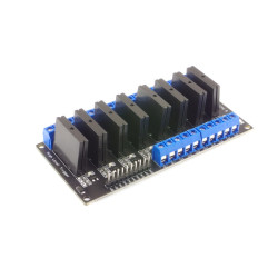 8-kanałowy moduł przekaźników SSR 240V/2A wyzwalany stanem wysokim