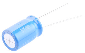 Kondensator 100μF 63V dc Radialny, Otwór przelotowy Nichicon roztaw: 5mm 10 (Dia.) x 16mm