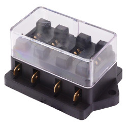 4 Way Standard Blade Fuse Box Holder