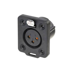 Neutrik NC3FDX-TOP XLR Socket 3-Pin Built-In 1pc