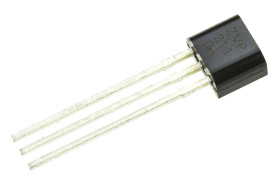 MOSFET Typ P-kanałowy 230 mA E-Line 100 V Rozszerzenie 3-pinowy Otwór przelotowy 700 mW DiodesZetex 8 Ω ZVP2110A