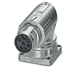 Złącze wielostykowe przemysłowe 6-pinowe M17 Montaż przedni Wtyczka Phoenix Contact