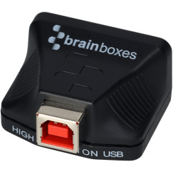 Brainboxes US-720 USB-C to 1 Port 422/485 Industrial&#xA0;USB to Serial Adaptor