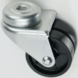 Koło samonastawne średnica kabla 50mm Pojedyncza śruba Tente 70kg wysokość całkowita 70mm