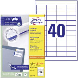 Avery-Zweckform 3657-200 All-purpose labels White Paper 48.5x25.4mm 8800pcs