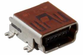 Złącze USB B Montaż powierzchniowy Żeński 2.0 ,1-portowe