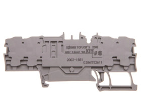 Złączka 4-przewodowa 2,5mm2 bezpiecznikowa szara TOPJOBS 2002-1881 /50szt./