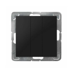 Łącznik potrójny ŁP-13Y/m/33 czarny metalik Impresja Ospel