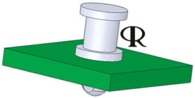Podkładka dystansowa płytek PCB 6.4mm Nylonowe Wpychany element dystansowy otwór w PCB: 2.54mm