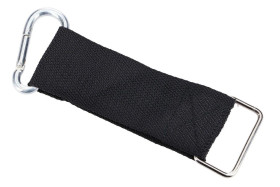 Uchwyt przelotowy Taśma 50mm z karabińczykiem Extralink