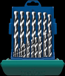 21962 HSS cobalt stainless steel drill bit set, 1-10 mm,19-piece