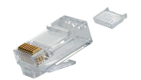 Telegärtner Wtyk Nieekranowany Mp8 Rj45 Kat.6 Na Drut I Linkę Awg 24-26...