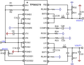 4.5-V to 18-V Input, Dual 5-A Synchronous Step-Down Converter
