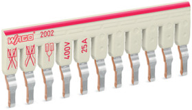 Ridge bridge, 11-fold for terminal block, 2002-481