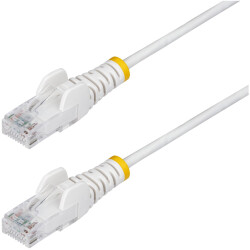 StarTech.com N6PAT200CMWHS 2m White Slim CAT6 Ethernet Cable, Snagless