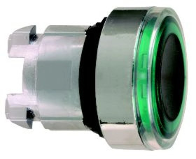 Napęd przycisku podśw. zielony kryty fi 22 - z sam. powt. do zint. LED ZB4BW933