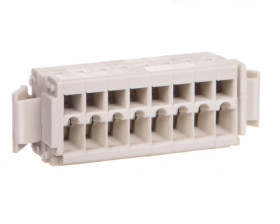 Gniazdo MCS-MINI Classic 8-biegunowe jasnoszare raster 3,5mm 734-108/037-000