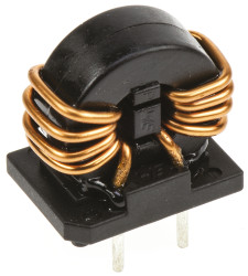 Dławik skompensowany 2 x 1 mH 15A Otwór przezierny -30 → +50% Przewlekany 2 x 3.3mΩ Rdc Nanokryształ