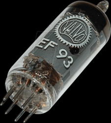 EF93 Electron tube, pentode, miniature, 7-pin, 6.3 V