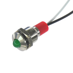 Panel LED 240V, zielona 10mm LED Wyprowadzenia CML Innovative Technologies