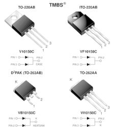 V10150C-E3 Dual High Voltage Trench MOS Barrier Schottky Rectifier