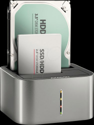 ADSA-DC Docking and copy station, 2x 2.5-inch/3.5-inch SATA, USB 3.0