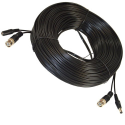 Kabel wt.BNC + wtyk DC 50m do kamer video+zasilanie