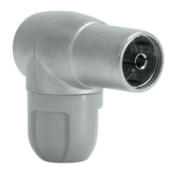 Gniazdo antenowe kątowe TELEVES IEC żeńskie