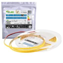 Taśma LED COB Slim 360 chips 12V 6W 116lm/W neutralna 4000K IP54 - ED00031508 /odcinki po 5 m/