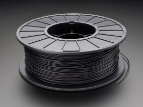 Adafruit PLA Filament for 3D Printers - 1.75mm Diameter - Black - 1KG