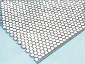 Arkusz blachy grubość: 0.55mm Stal nierdzewna długość 1000mm Perforowany szerokość: 500mm