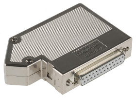 Złącze D-Sub 25-pinowe Żeński Kąt Proste Montaż na płytce drukowanej raster 2.77mm