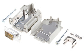 Złącze D-Sub 9-pinowe Prosty Cyna