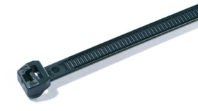 Cable tie, PA, (L x W) 384 x 4.6 mm, bundle-Ø 1.6 to 110 mm, black, -40 to 105 °C, 118-05900