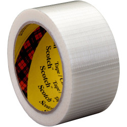 Scotch 89595050 Filament Tape 50m x 50mm Synthetic Rubber Adhesive