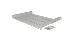 Półka 1U 350Mm Szara Z Podporami