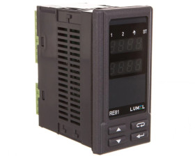 Regulator temperatury RE81 do czujnika PT100 -50-100C wyj. gł. przekaźnikowe wyj. alarmowe 2 230VAC 50/60Hz RE81 01100M0