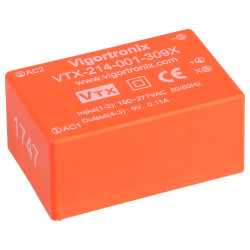Vigortronix VTX-214-001-309X 1W HIGH PERFORMANCE AC-DC CONVERTER 85-305V - 9V