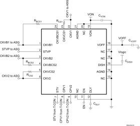 5-Channel Level Shifter for LCD Displays (Dual Channel Scan Driver)